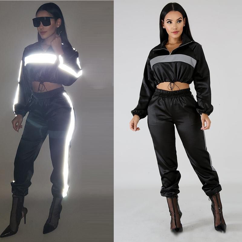 womens reflective tracksuit