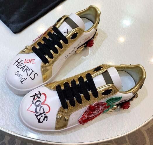 designer shoes with hearts