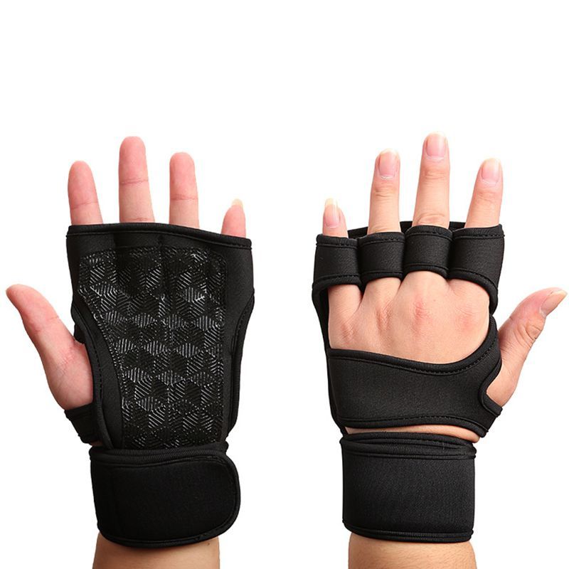 workout fingerless gloves
