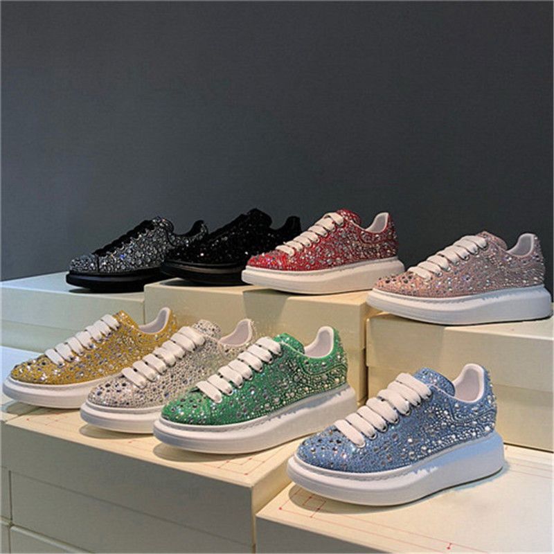 bling platform sneakers