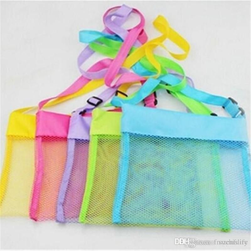 mesh beach bag for sand toys