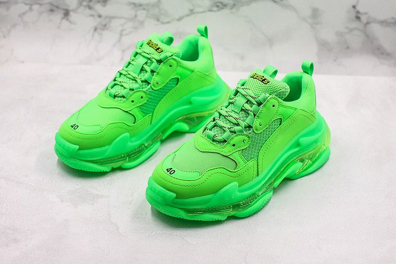 neon green tennis shoes