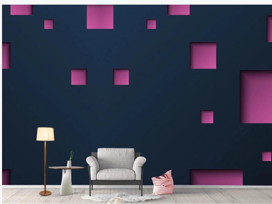 wallpaper for walls 3 d for living room Personalized blue box wallpapers background wall paper decoration wallpaper for walls 3 d for living room Personalized blue box wallpapers background wall paper decoration