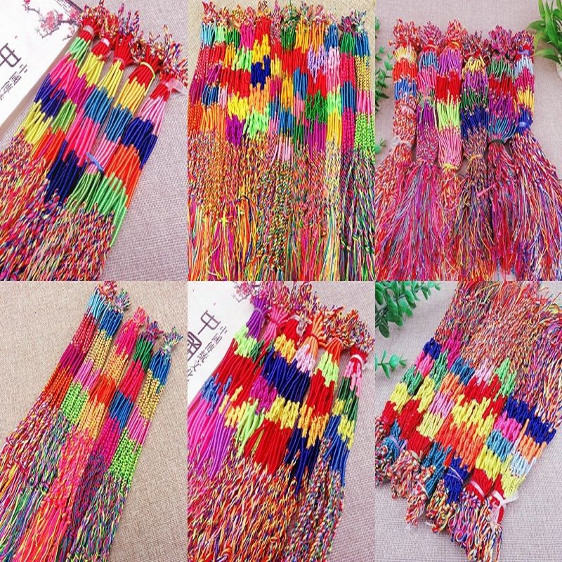  100 Pack Friendship Bracelets Bulk For Party Favors, DIY  Arts And Crafts, One Size