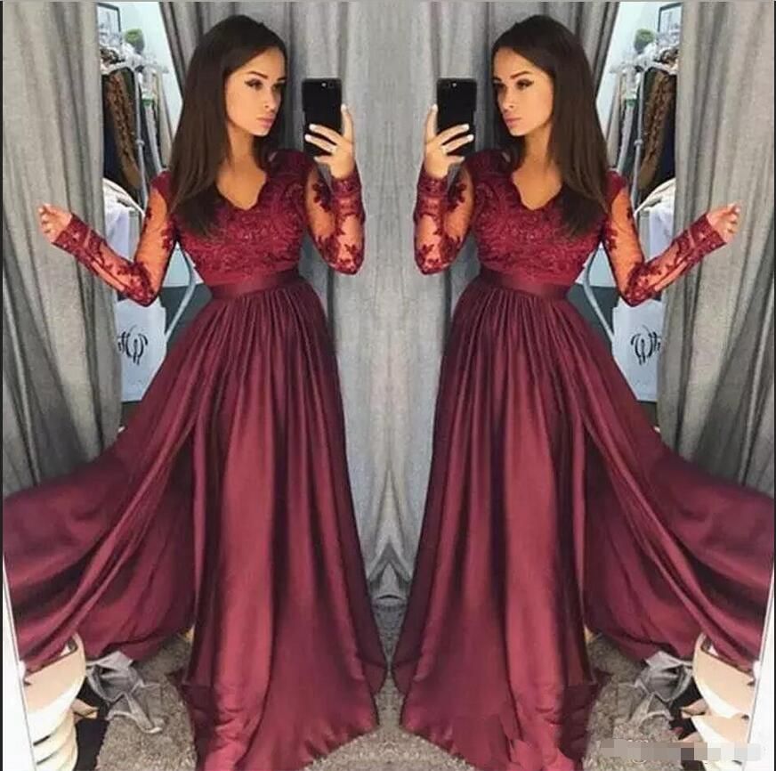 red lace top dress