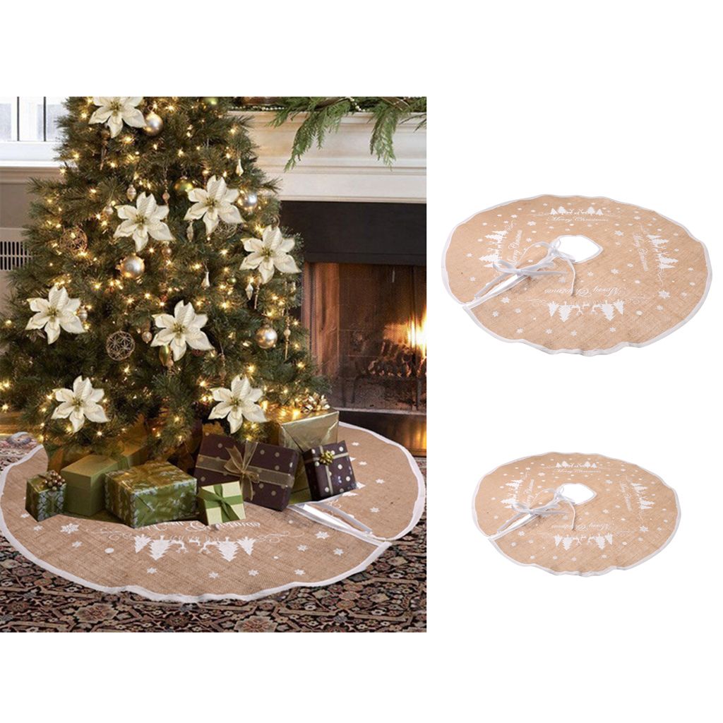 Vintage Burlap Christmas Tree Skirt Stands Xmas Ornament Decor 80 120cm Brown Linen Christmas Tree Skirt Stands Xmas 80 120cm Christmas Decorations For Kids Christmas Decorations For Sale From Diaolan 25 43 Dhgate Com