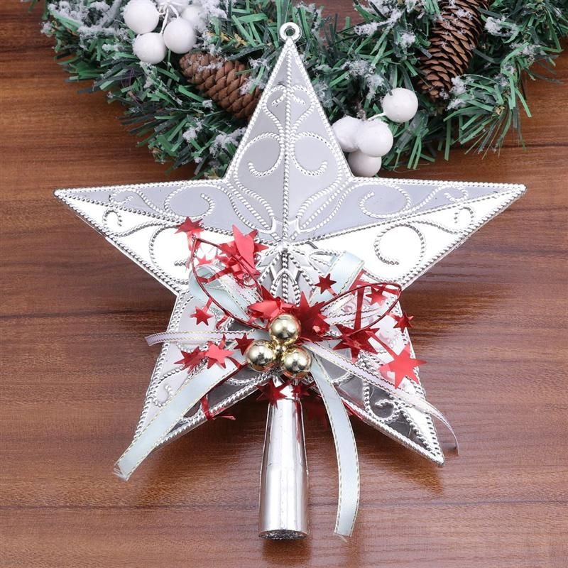 silver plastic ornaments