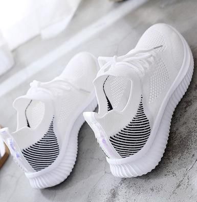 GERPY Zapatos Blancos Transpirables de Verano Estudiante de Malla Salvaje Femenina 2019 Nueva Correa de Fondo Plano Zapatos Casuales Marea Femenina