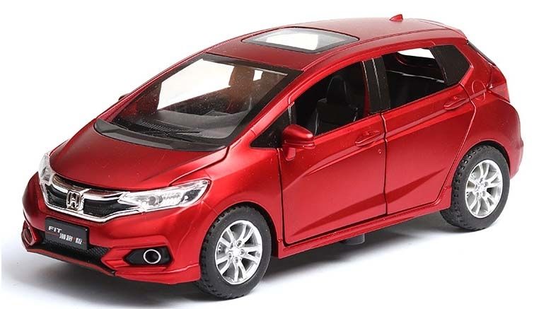Honda Fit 1:32 Scale Metal Alloy Diecast Model Car Pull Back Kids Toy Vehicle