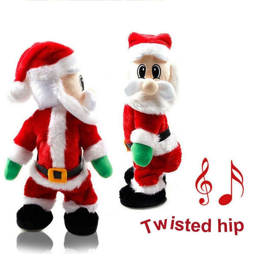 Compre Decoraciones De Navidad De Santa Claus Espanol Electrica Juguetes De Papa Noel Sin Bateria Decoraciones De Navidad Adornos Para El Hogar A 22 48 Del Yigu002 Dhgate Com