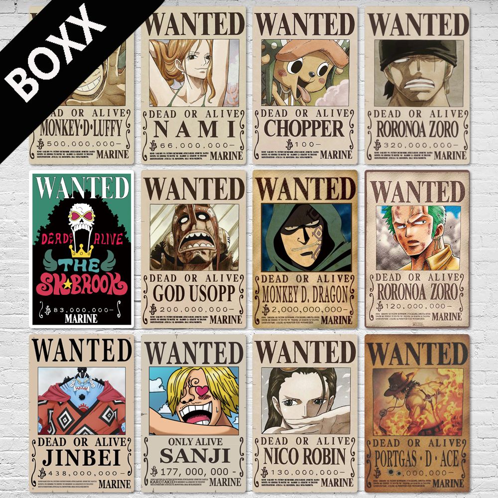 One Piece Metal Posters Anime Tin Signs For Man Cave Living Room Bedroom Wall Decor From Boxx 1 21 Dhgate Com