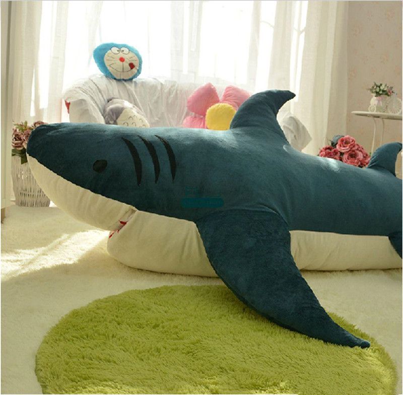 giant stuffed shark sleeping bag