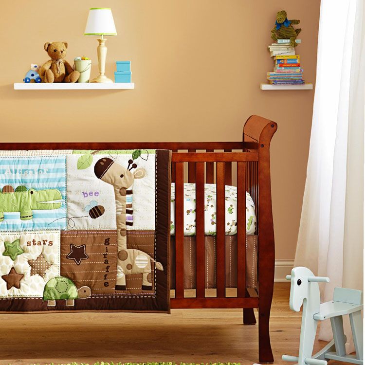 giraffe cot sheets