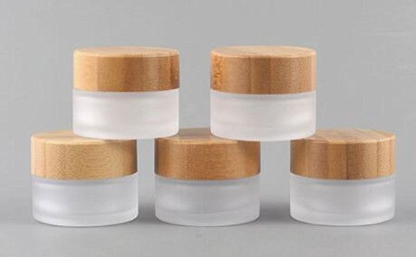 Download 20g Frosted Glass Jar With Bamboo Lid Cosmetic Cream Container Hand Face Cream Bottle With Insert Seal From Epayecig01 2 03 Dhgate Com