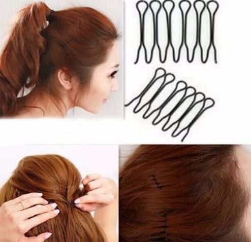 Plastic Hair Loop Styling Tool Tail Hair Braid Ponytail Styling