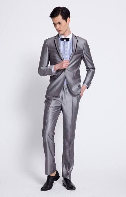 silver prom jacket