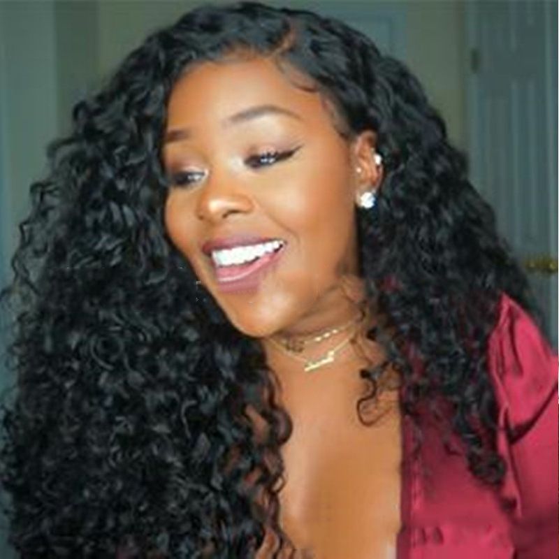 American Wigs In Africa Are Divided Into Small Curly Hair Around