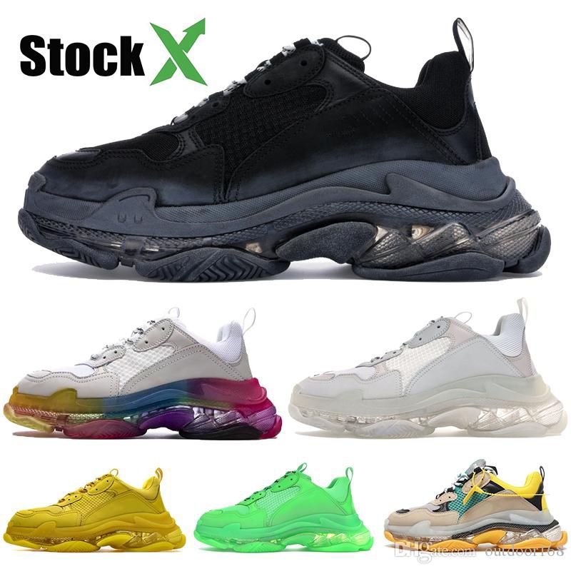 black platform runners