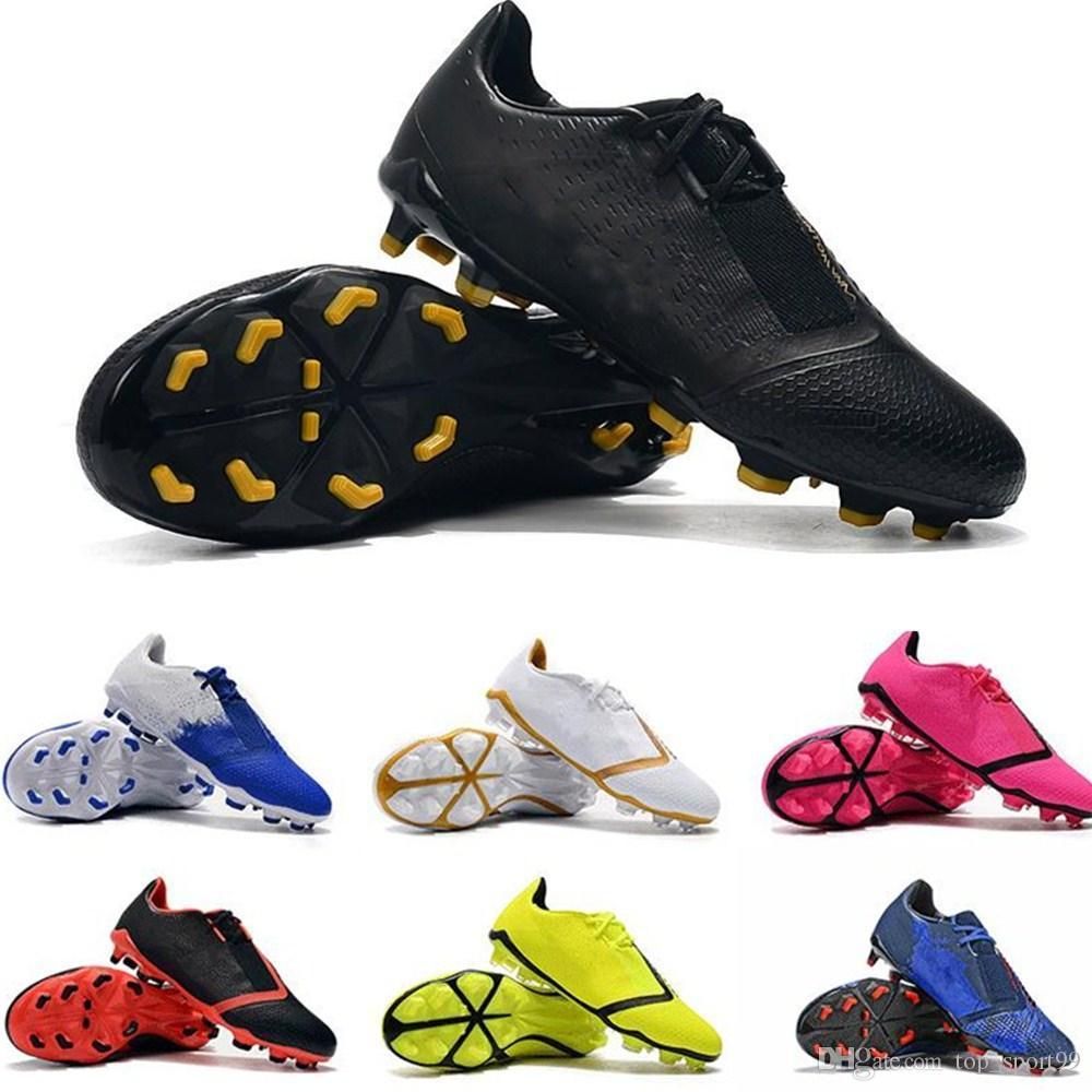 red and blue football cleats