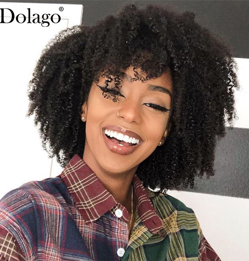 perruque naturelle afro