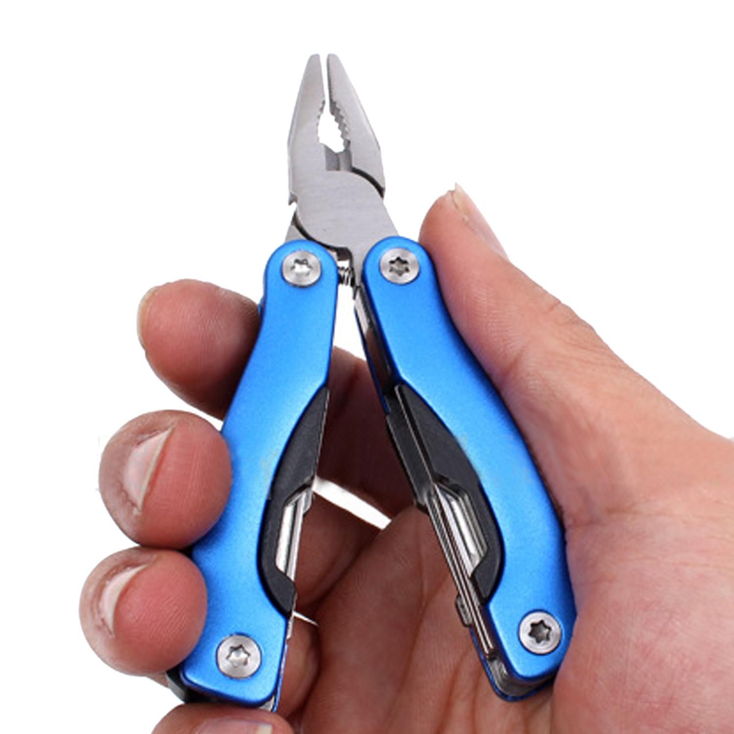 2020 Outdoor Multitool Pliers Serrated Knife Jaw Hand Tools+Screwdriver