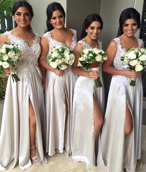 long bridesmaids dresses