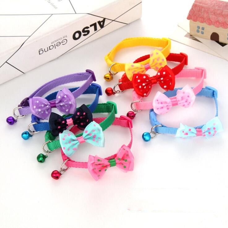 Mascota Collar Ajustable Estampado De Flores Con Campana Collar para Perro Gato Mascota Cachorro FA Mascota Collar Ajustable Estampado De Flores Con Campana Collar para Perro Gato Mascota Cachorro FA