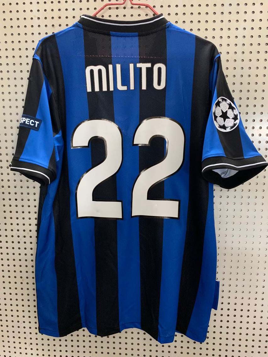 Acquistare 2009/2010 MILITO SNEIJDER J.ZANETTI Maglia Da Calcio Retrò  ICARDI SAMUEL PERISIC NAINGGOLAN LUCIO Maglia Da Calcio Champions League  2009/2010 Economico | Consegna Veloce E Qualità | DHgate Italy