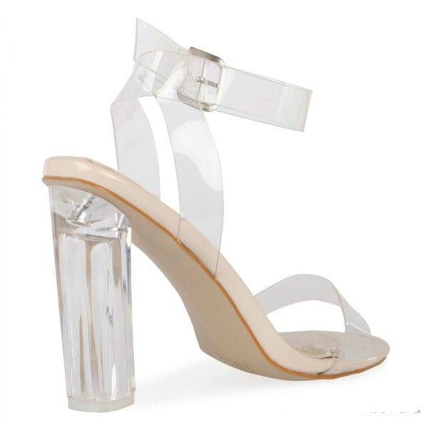 clear bridesmaid shoes