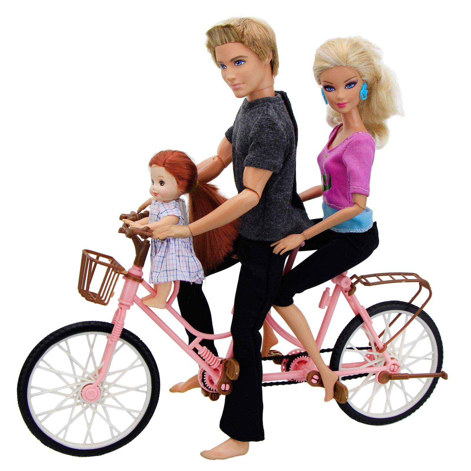 barbie doll and bike