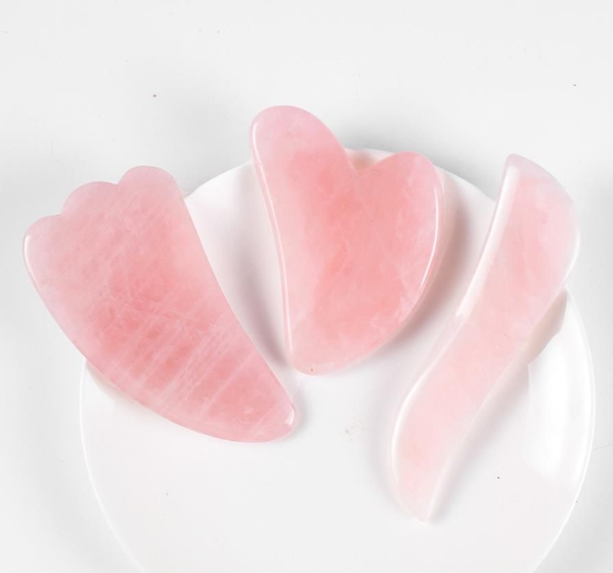 rose quartz gua sha tool rose quartz gua sha tool