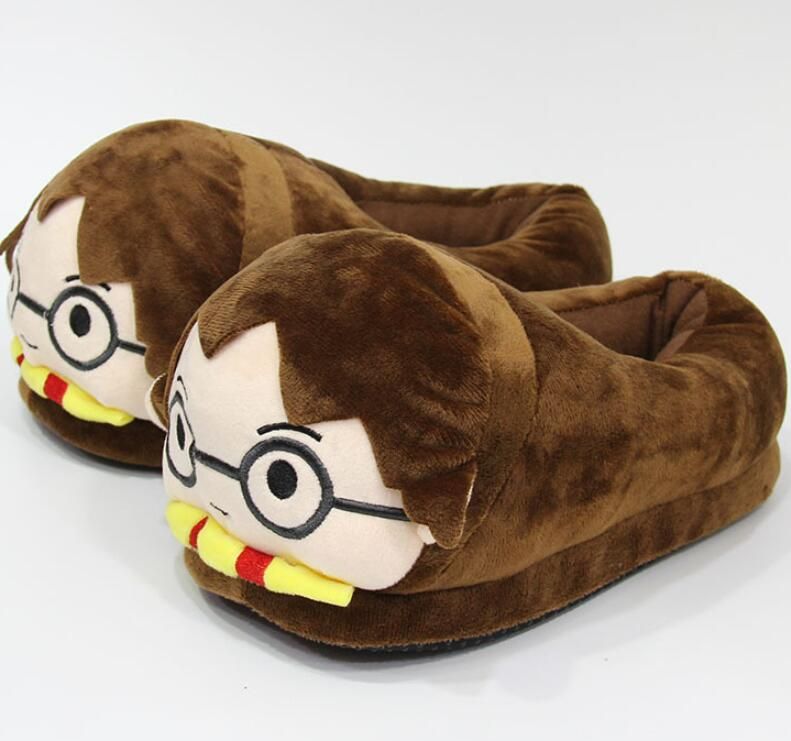 Großhandel Harry Potter Slipper Winter Plüsch Hausschuhe Harry Potter Slytherin Plüsch Pantoffeln | Elbenwald