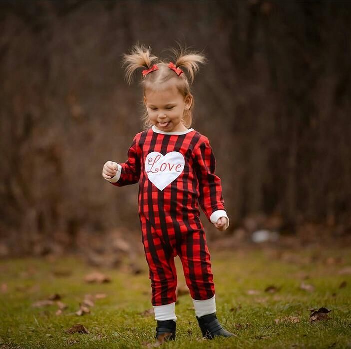 red checkered jumpsuit