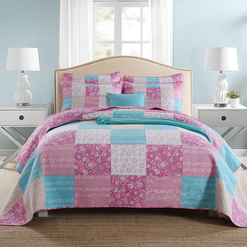 2020 Bedspread Cotton Quilt Set Real Patchwork Quilts Cover