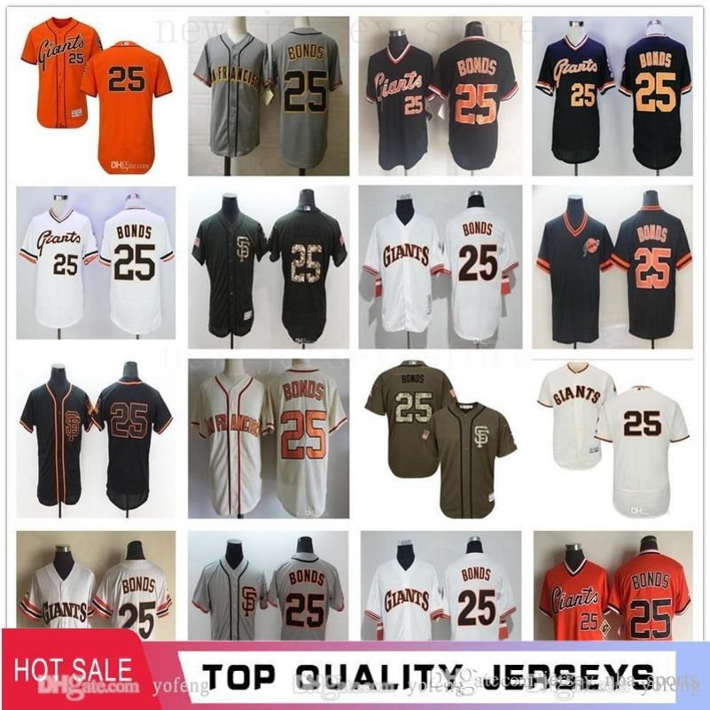 barry bonds t shirt jersey