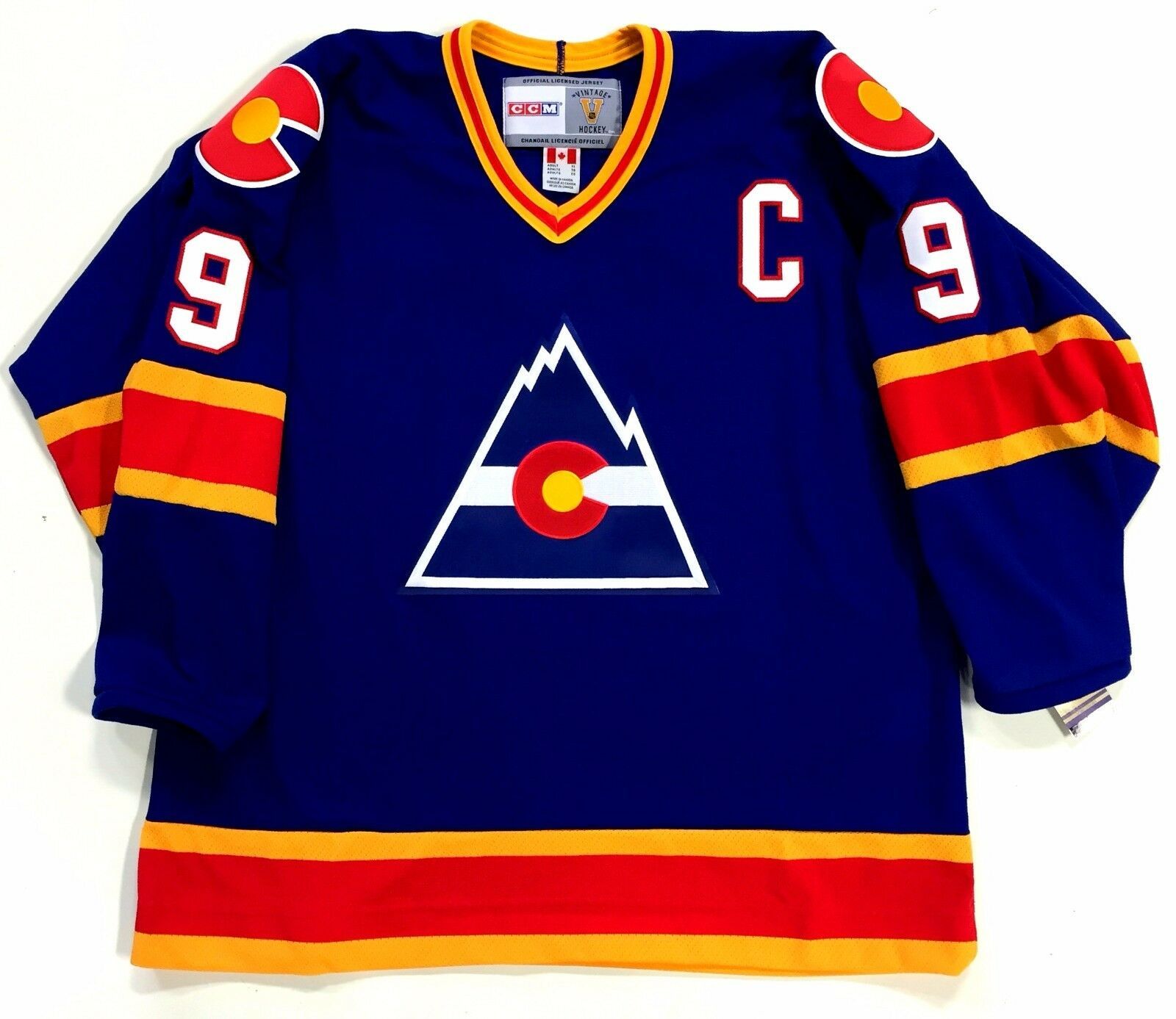 colorado rockies vintage hockey jersey