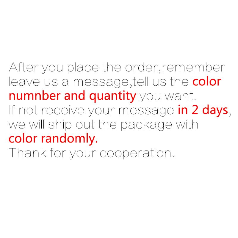 Message remark color number