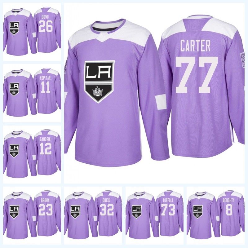 anze kopitar purple jersey