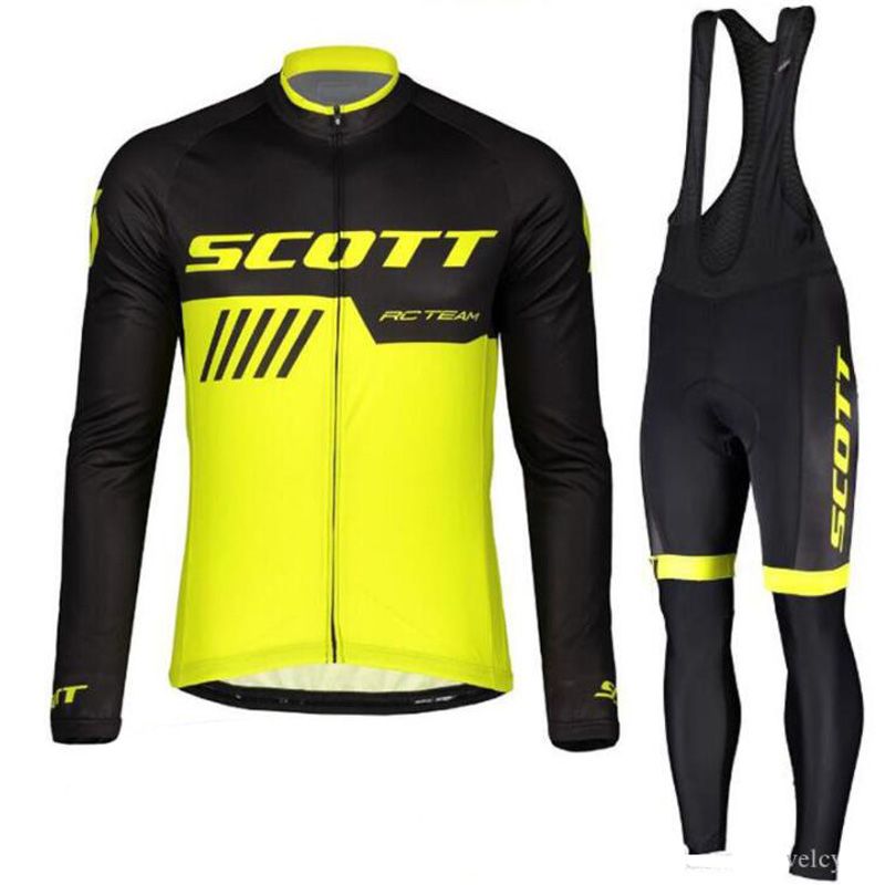 scott long sleeve cycling jersey