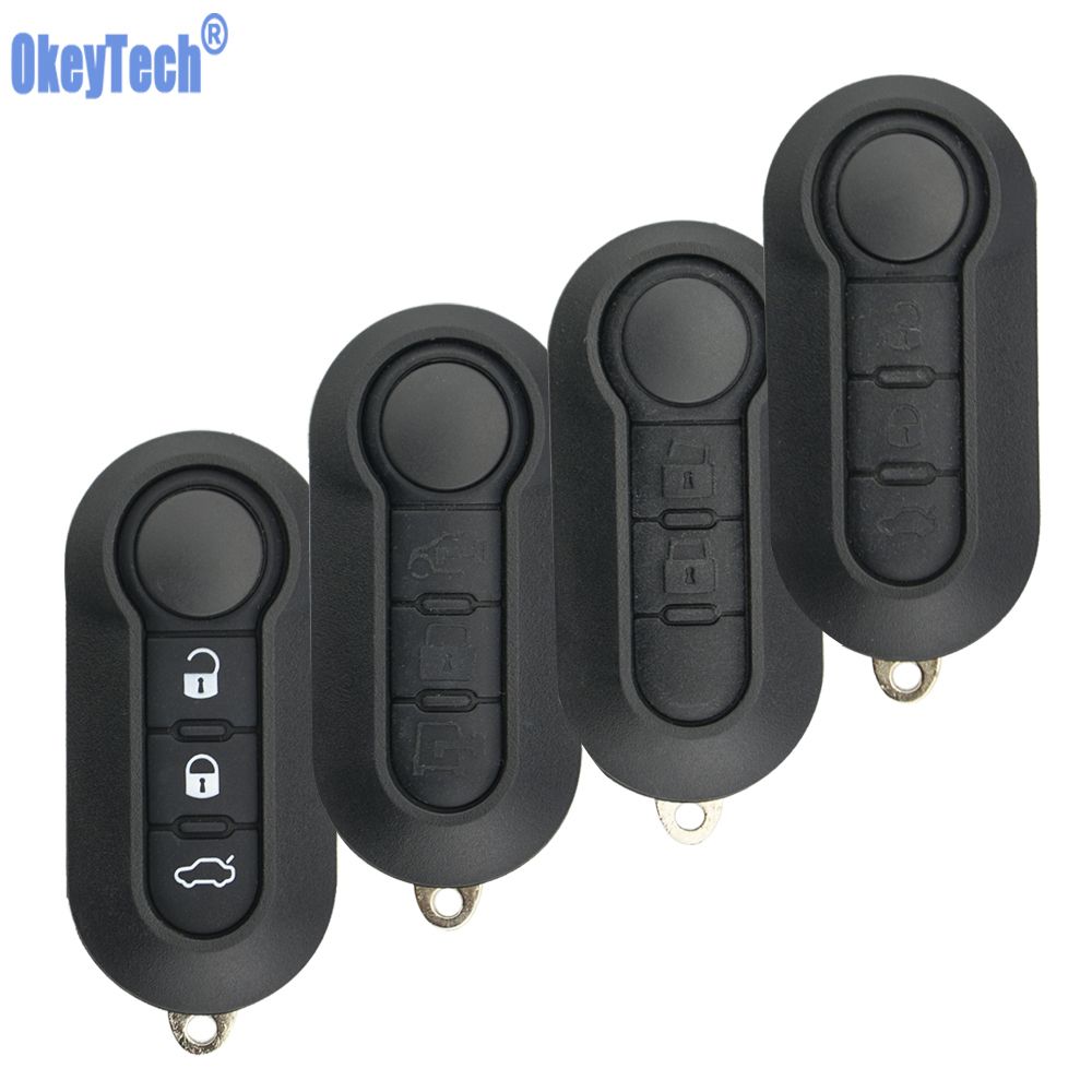 For Fiat 500 Panda Punto Bravo Car Alarm Keyless Case 3 Button Flip Remote Key Shell Sip22 Blade From Jerry03, $1.93 | DHgate.Com