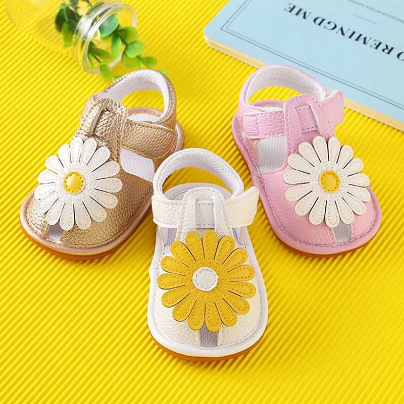 baby sunflower shoes