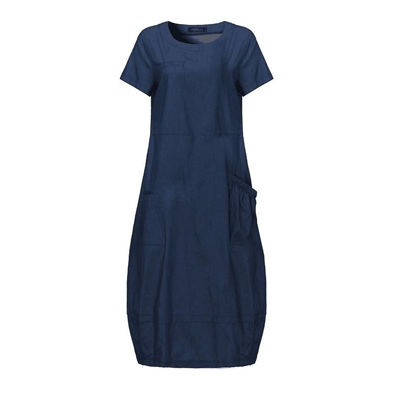 baggy denim dress