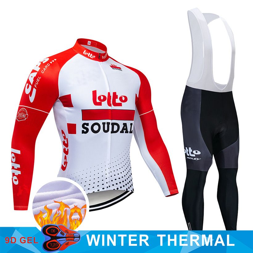 2019 winter men cycling clothes thermal fleece bike jersey bicycle bib pants set