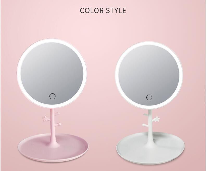 Led Makeup Mirror Beauty Folding Desk Lamp Fill Light Desktop Receive Touch Web Celebrity Gift Creative Charging From Tiankui 17 57 Dhgate Com Led Makeup Mirror Beauty Folding, Led Makeup Mirror Desktop
