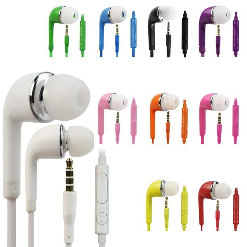 Multi Candy Color Headphones 3.5mm Wired In Ear Bass