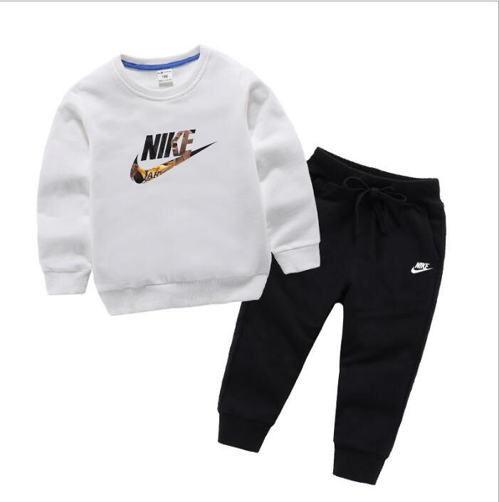 2021 Kids Sets 1 8T Kids Hoodies And Pants /Sets Children Sports Sets ...