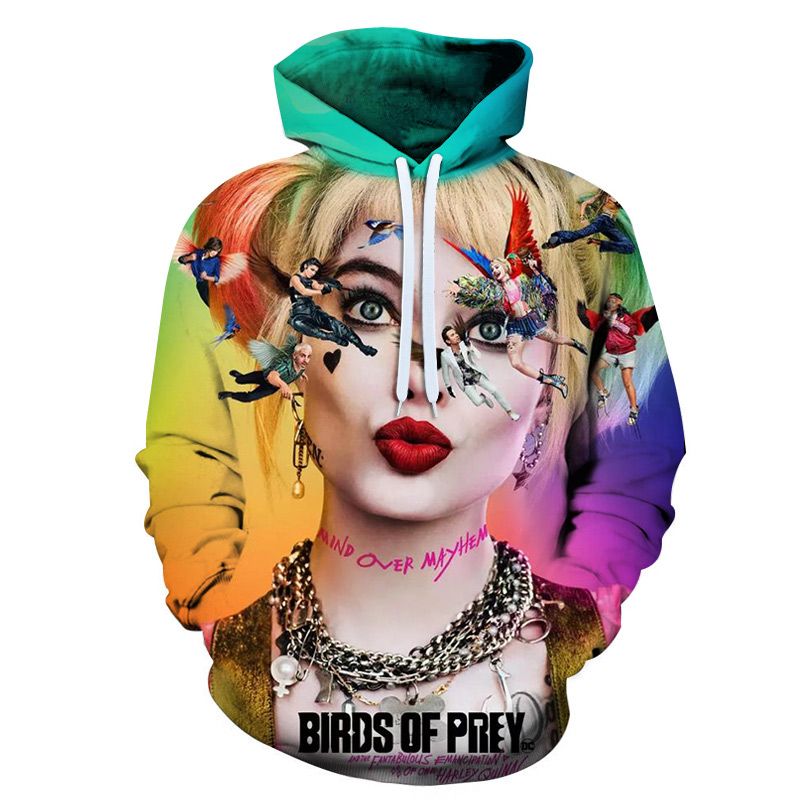 harley quinn and joker couple hoodies