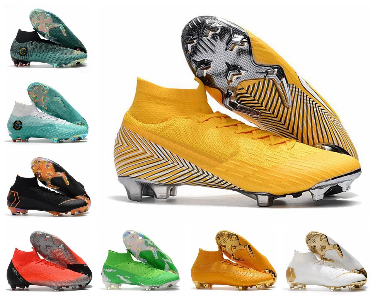 white rainbow football boots