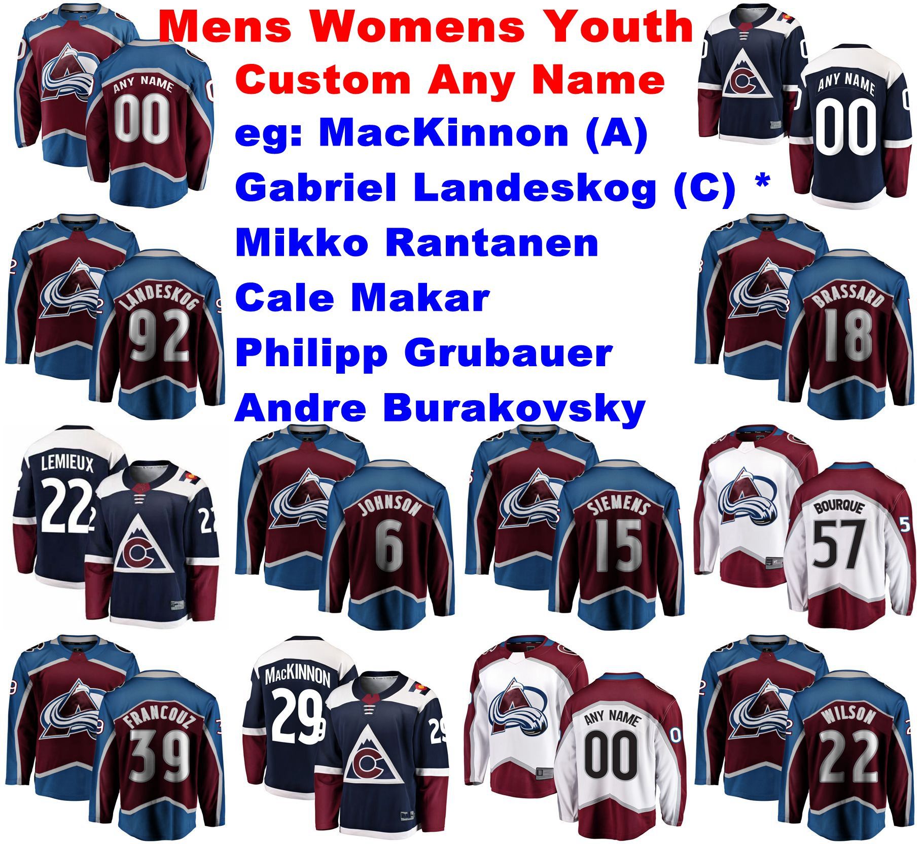 cale makar youth jersey