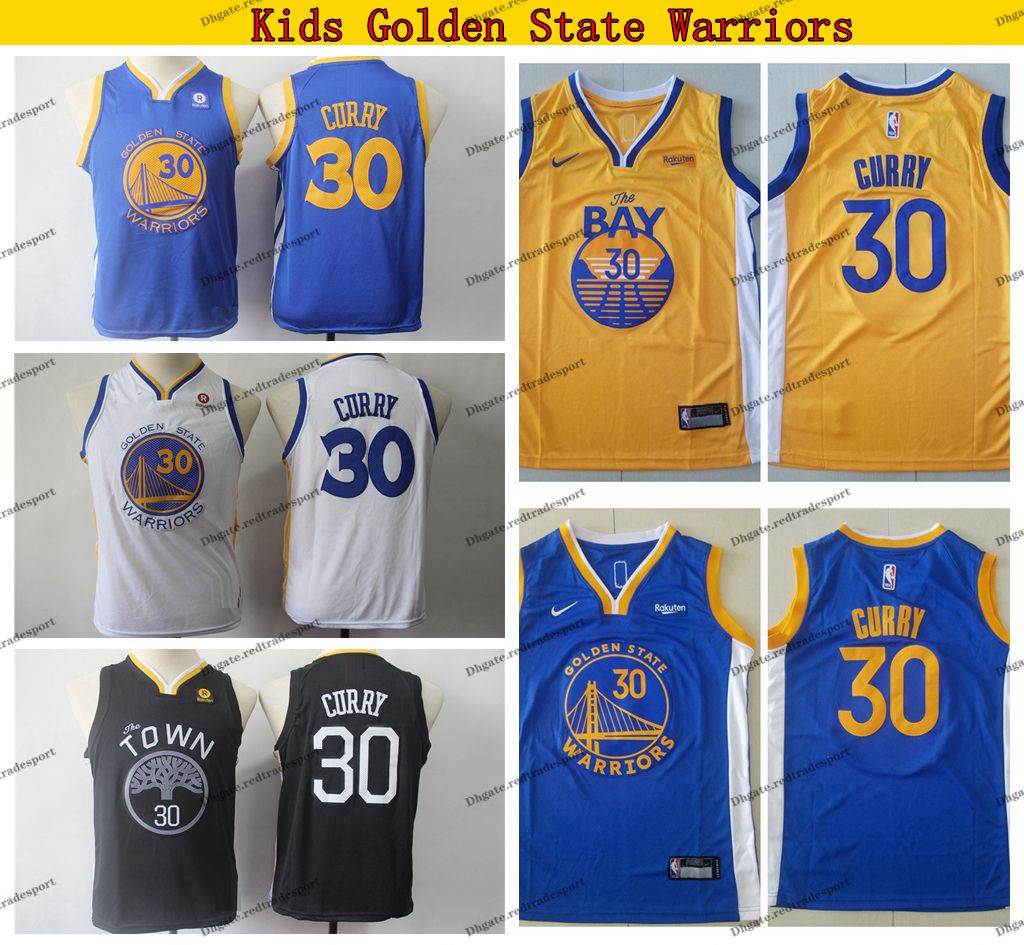 stephen curry yellow jersey youth